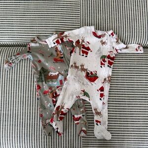 Pottery Barn Kids christmas Baby Onesies - Red, White, Green